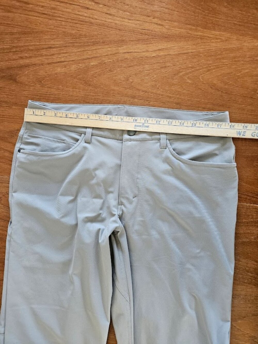 NWT Lululemon ABC Pant Classic 32” Riverstone 34 - Picture 11 of 13